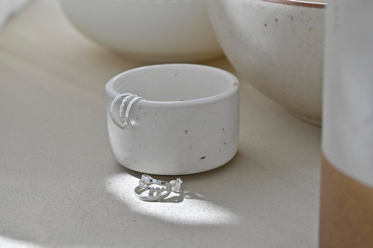 Avira Silver Earrings