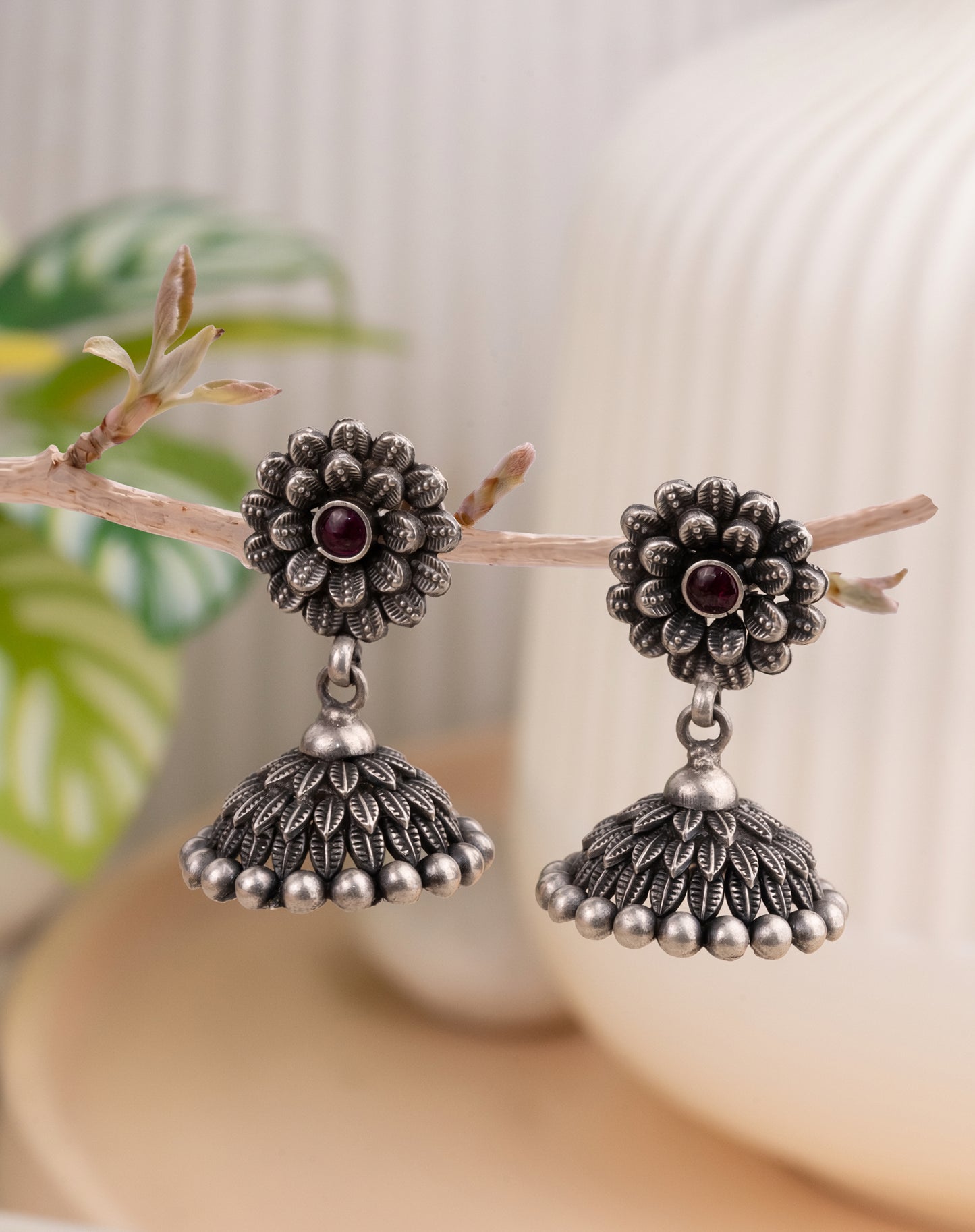 Mogra Antique Jhumka