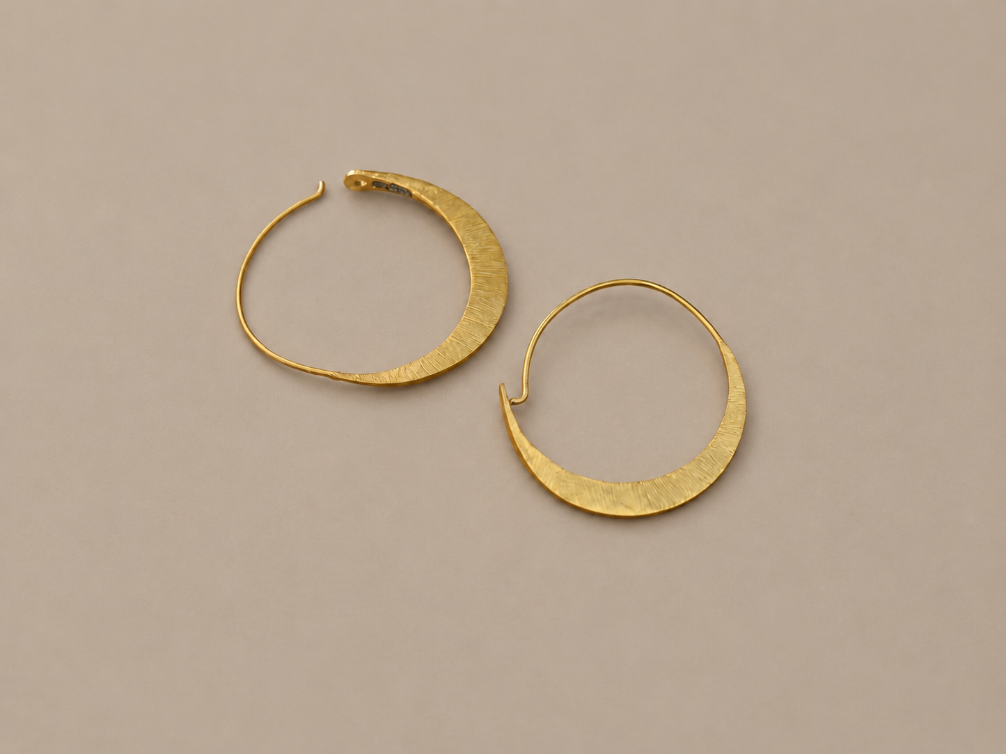 Sara Gold-Polish Hoops
