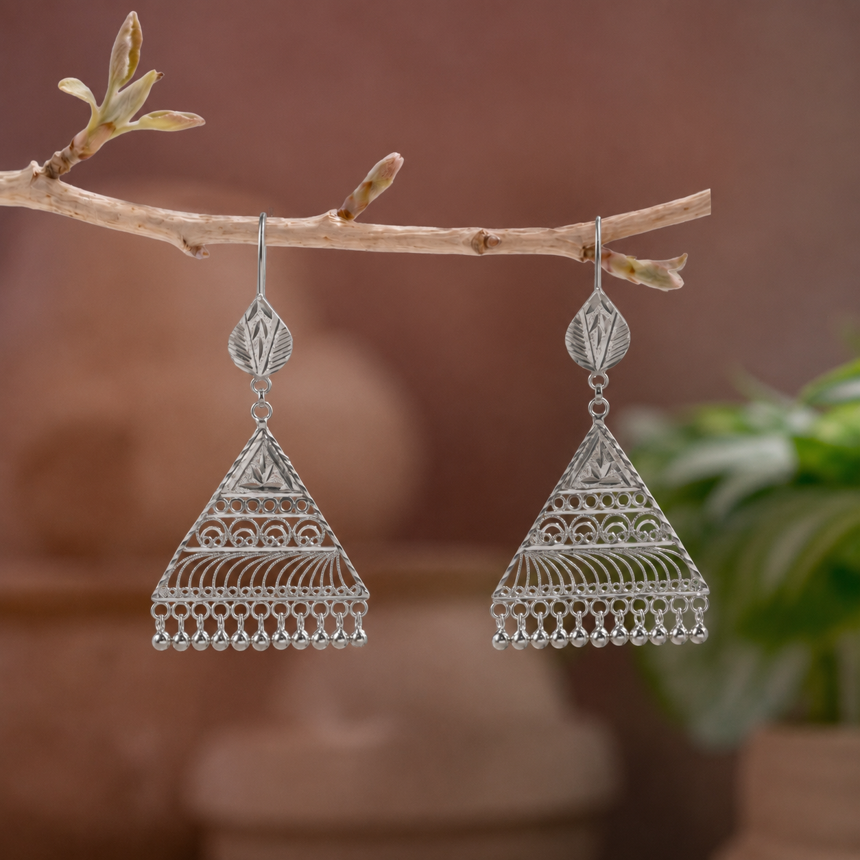 Sufi Ayat Drop Earrings