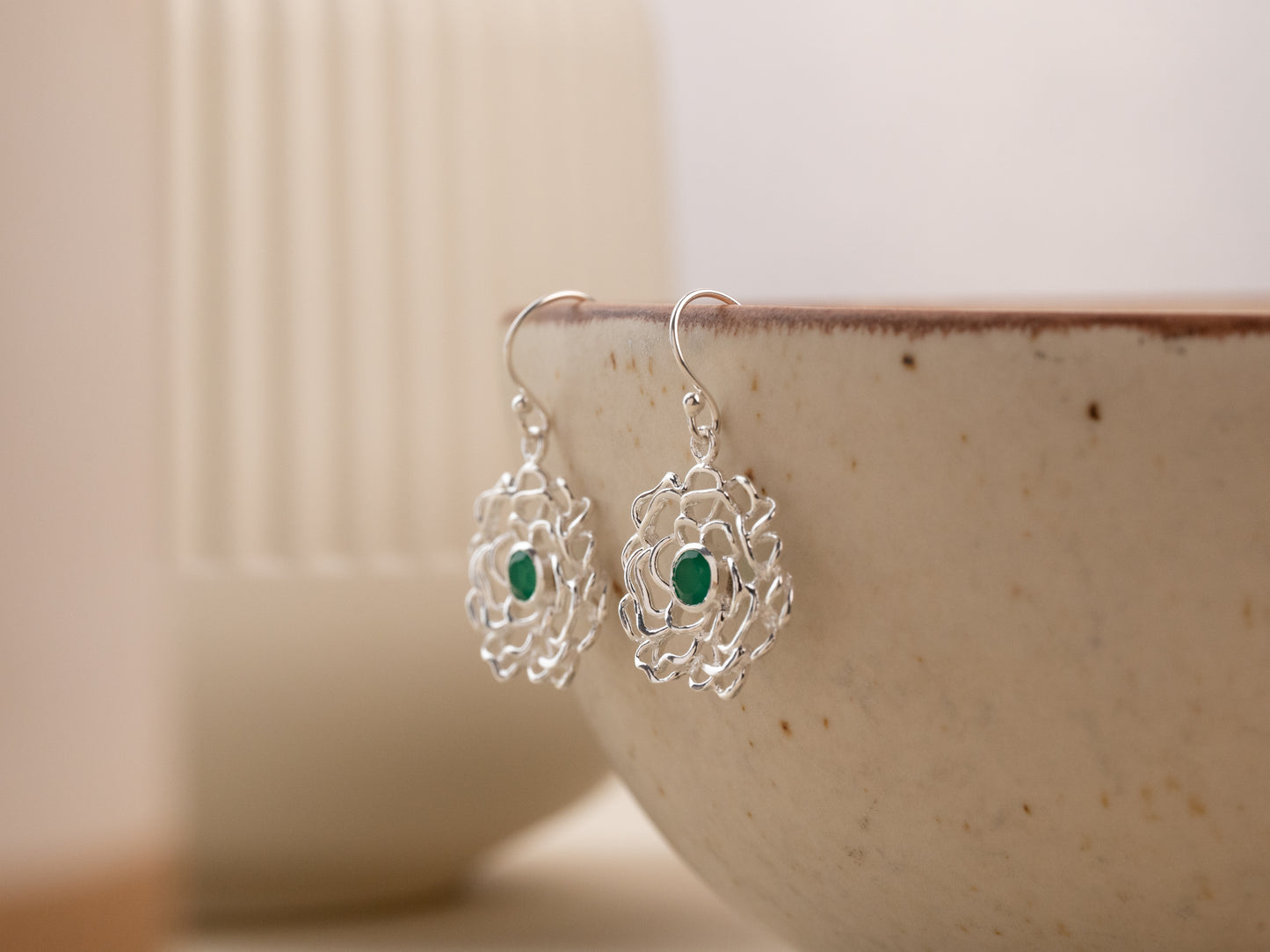 Aafreen Silver Earrings