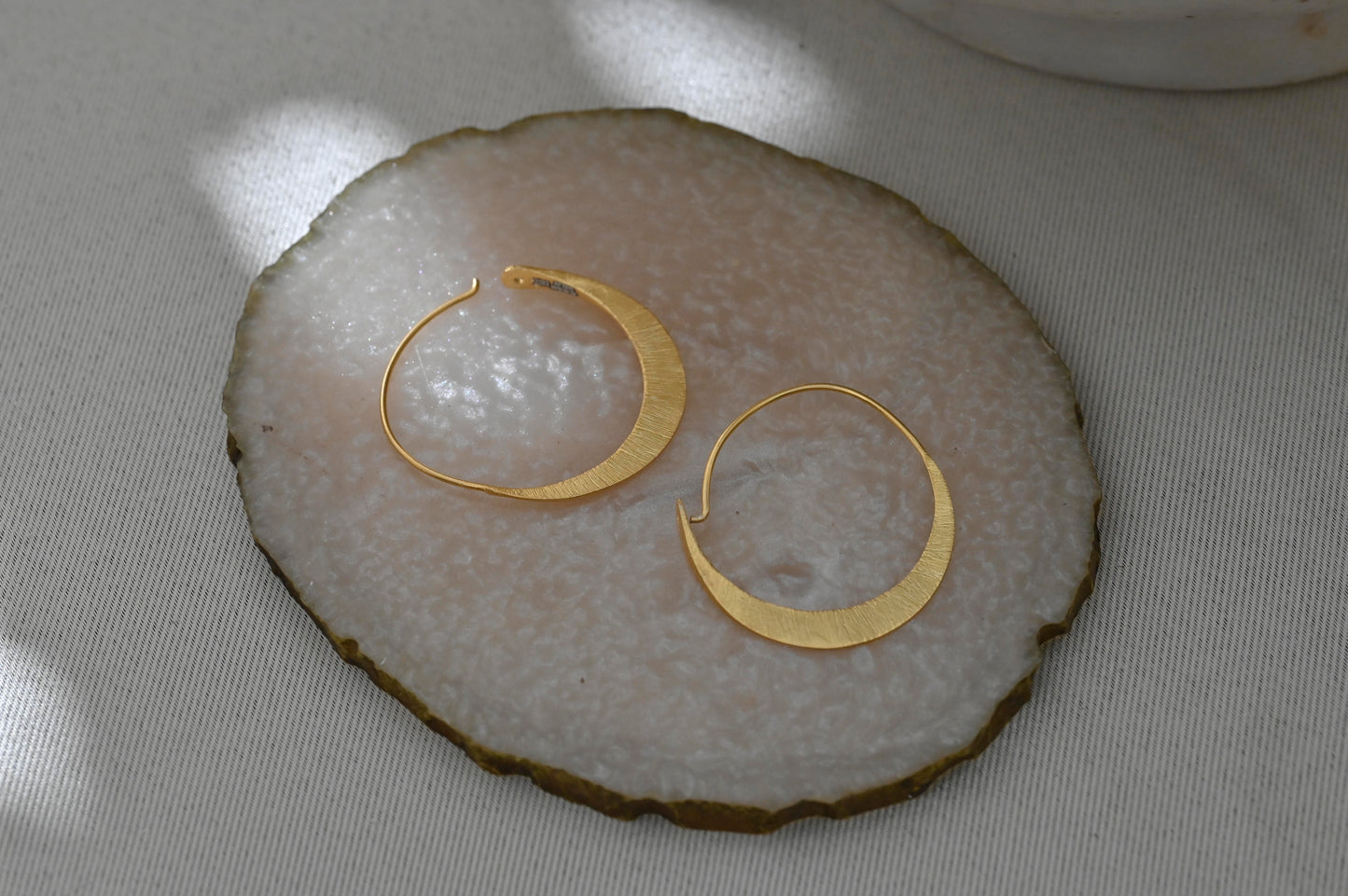Sara Gold-Polish Hoops