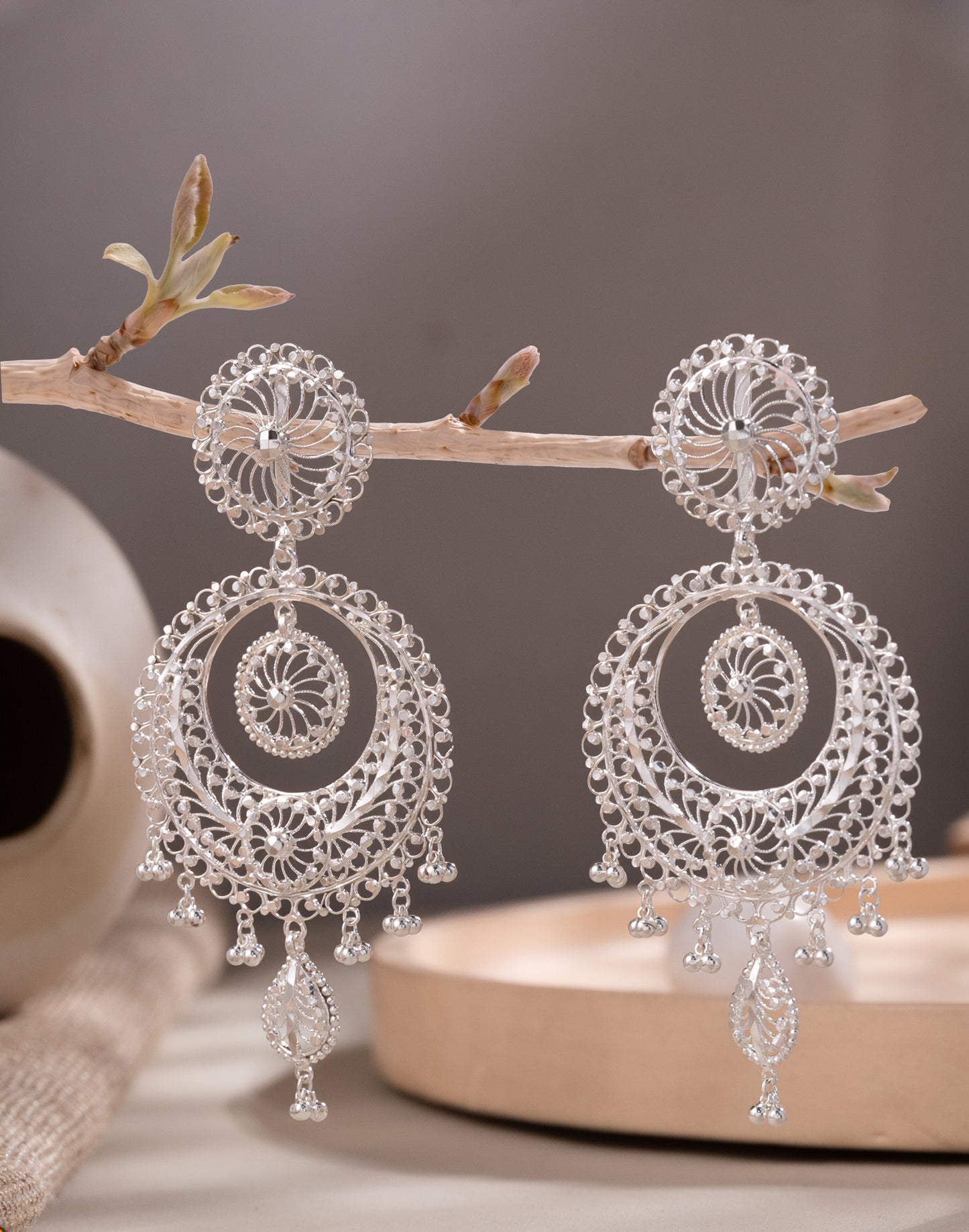 Sufi Falak Statement Earrings