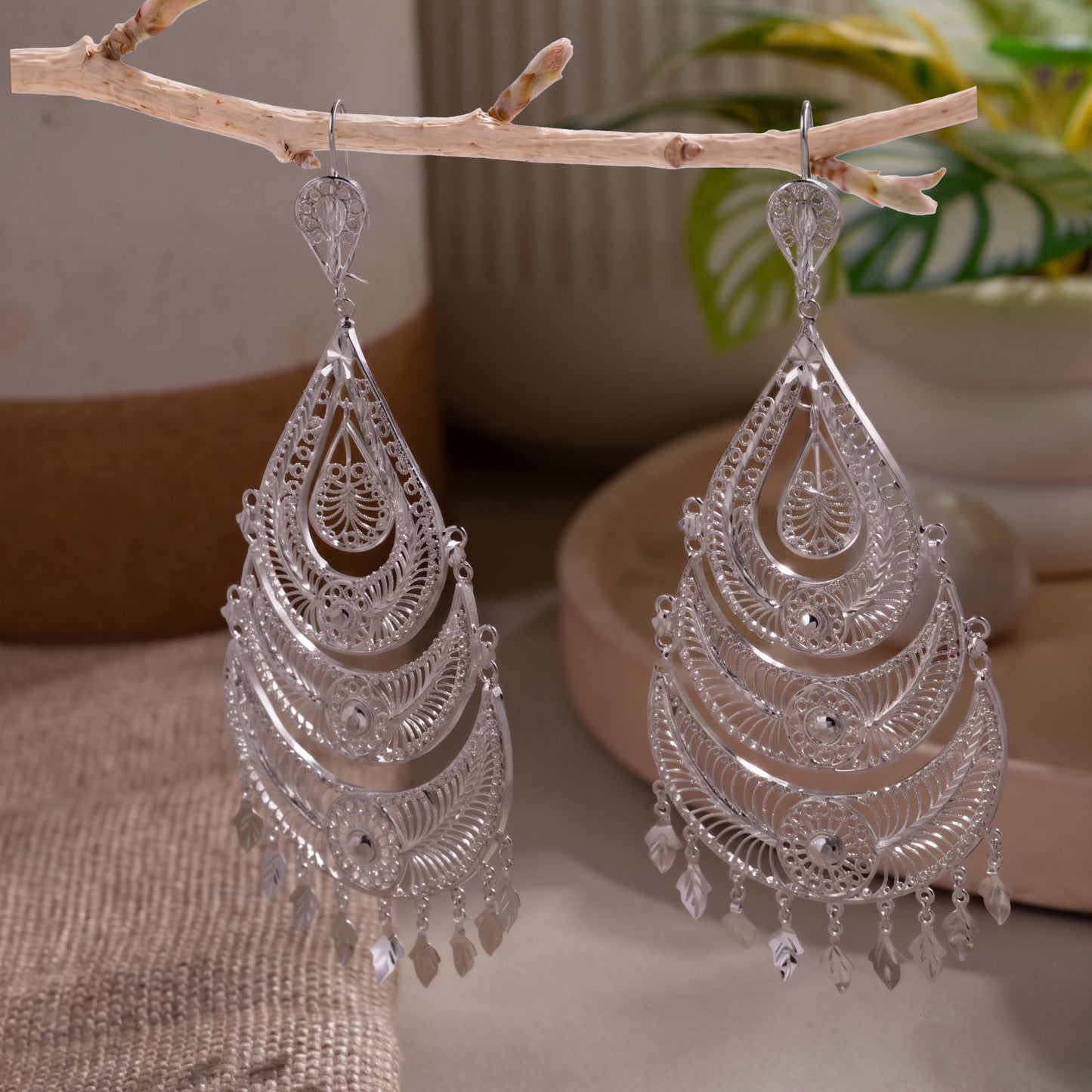 Sufi Ada Chaandbali Earrings
