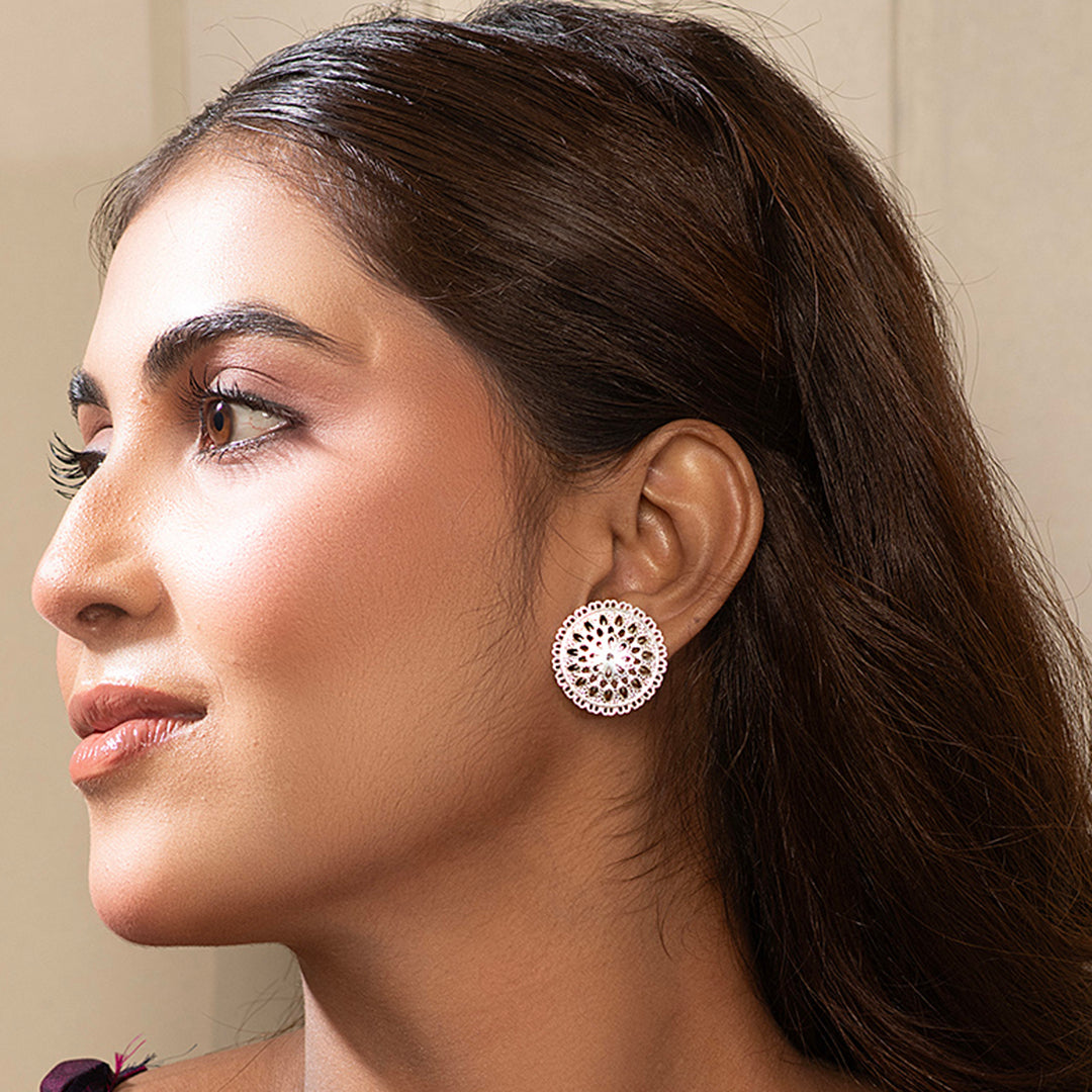 Kumud Silver Studs