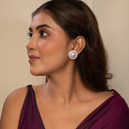 Kumud Silver Studs