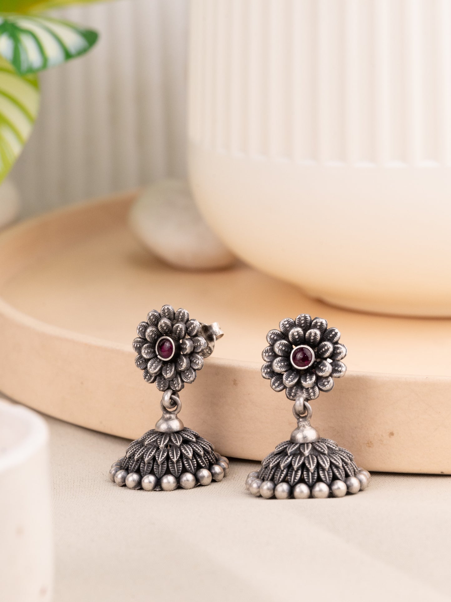 Mogra Antique Jhumka