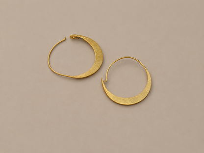 Sara Gold-Polish Hoops