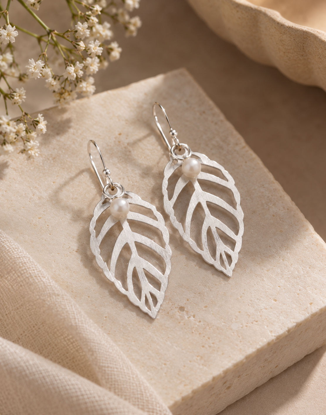 Ira Leaf Earrings