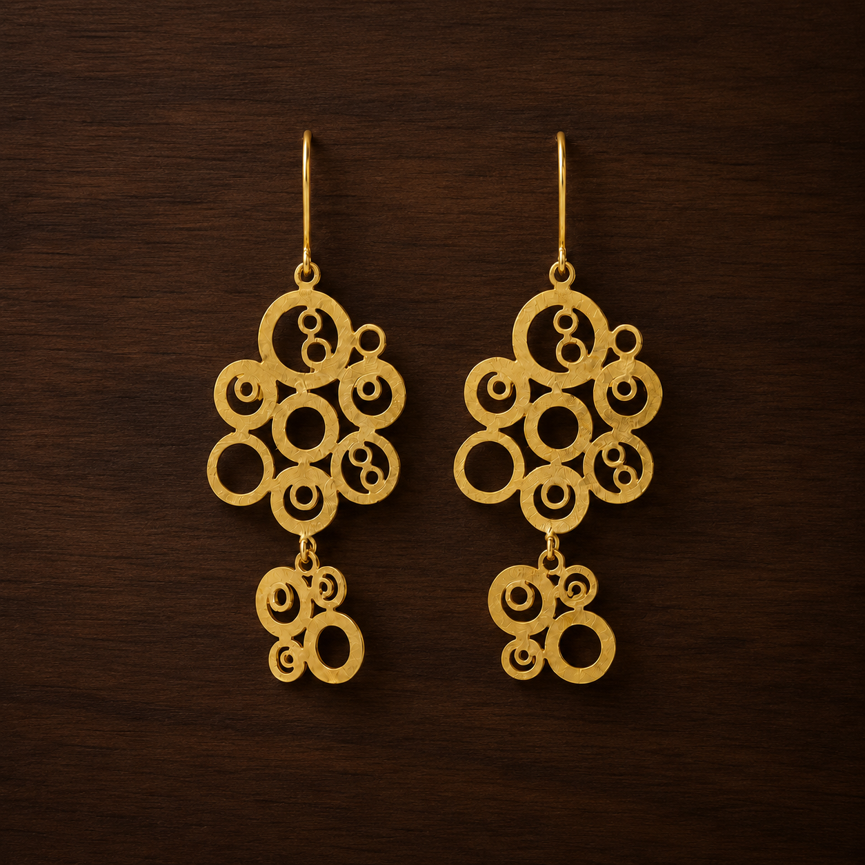 Chakrika Gold-Polish Earrings