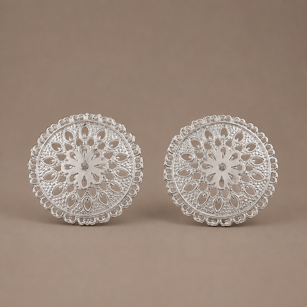 Kumud Silver Studs