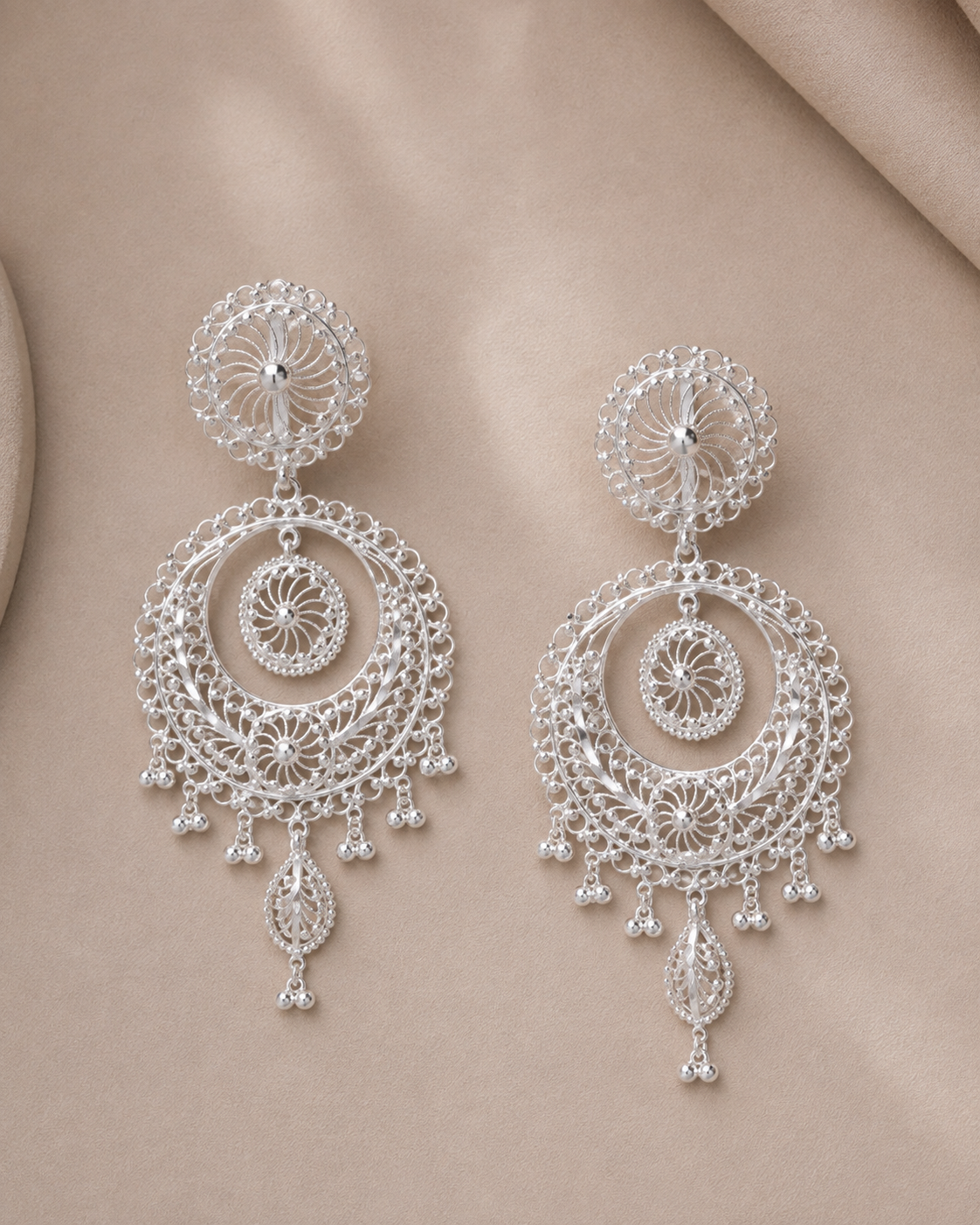 Sufi Falak Statement Earrings