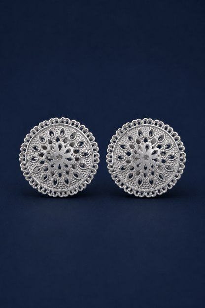 Kumud Silver Studs