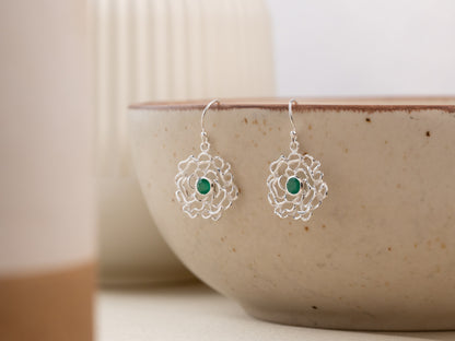 Aafreen Silver Earrings
