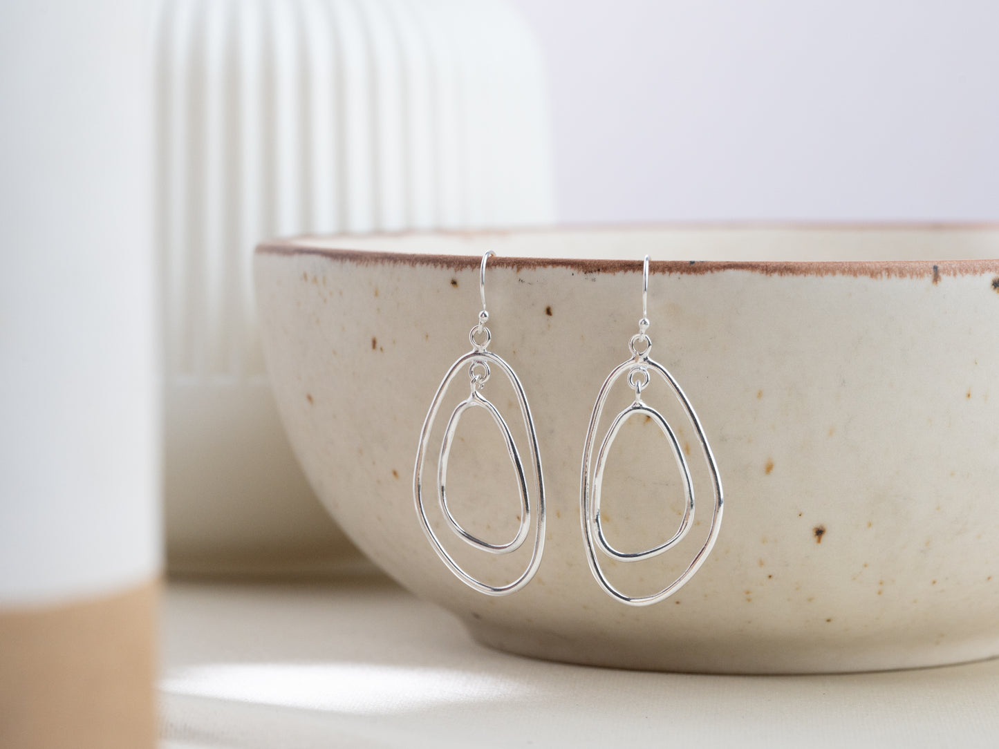 Navya Silver Earrings