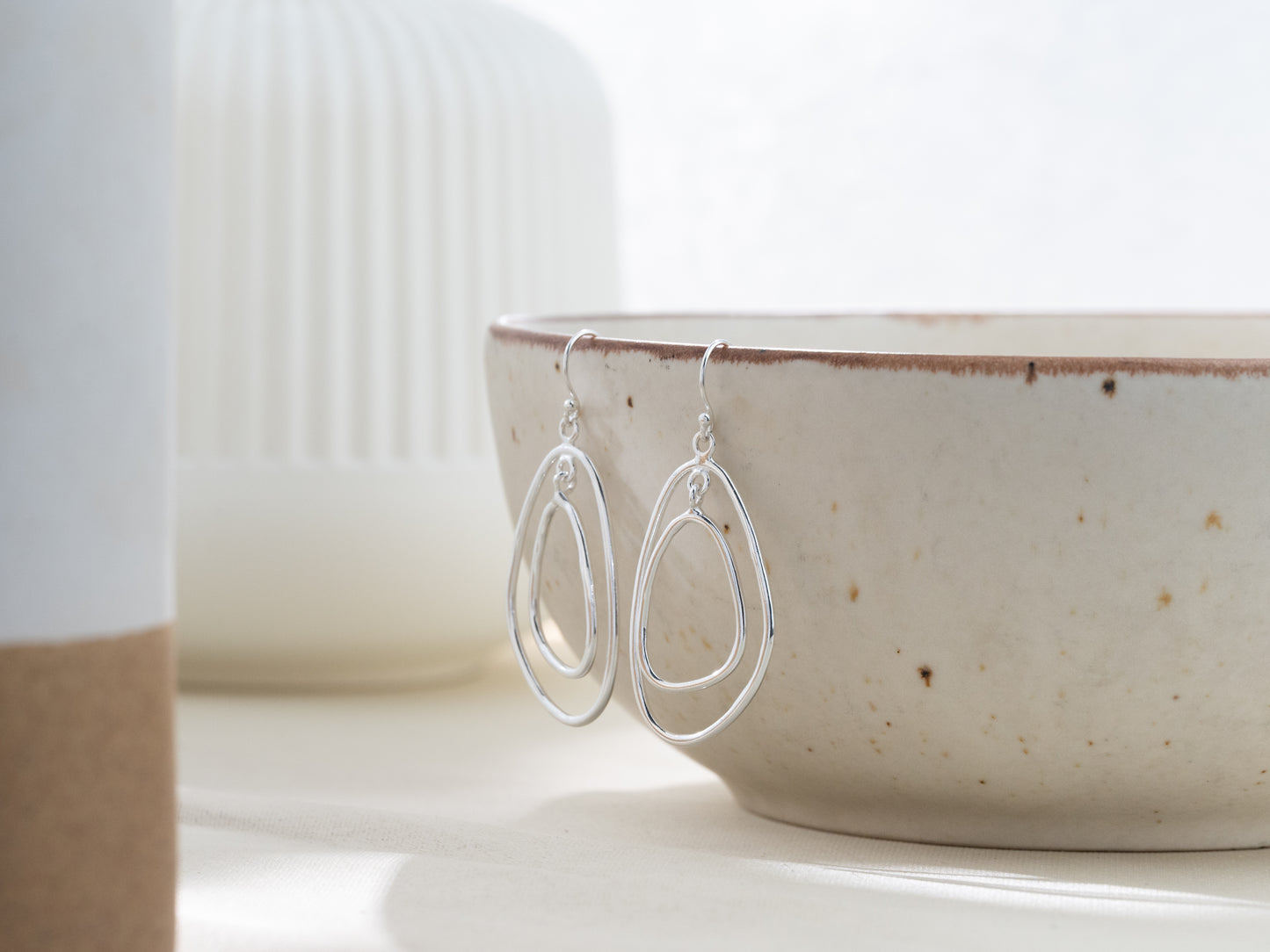 Navya Silver Earrings