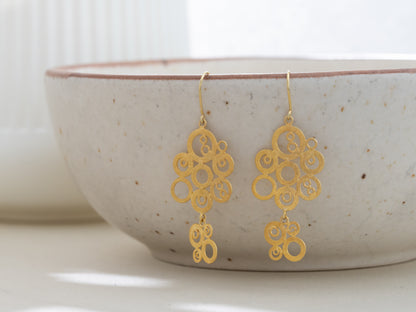 Chakrika Gold-Polish Earrings