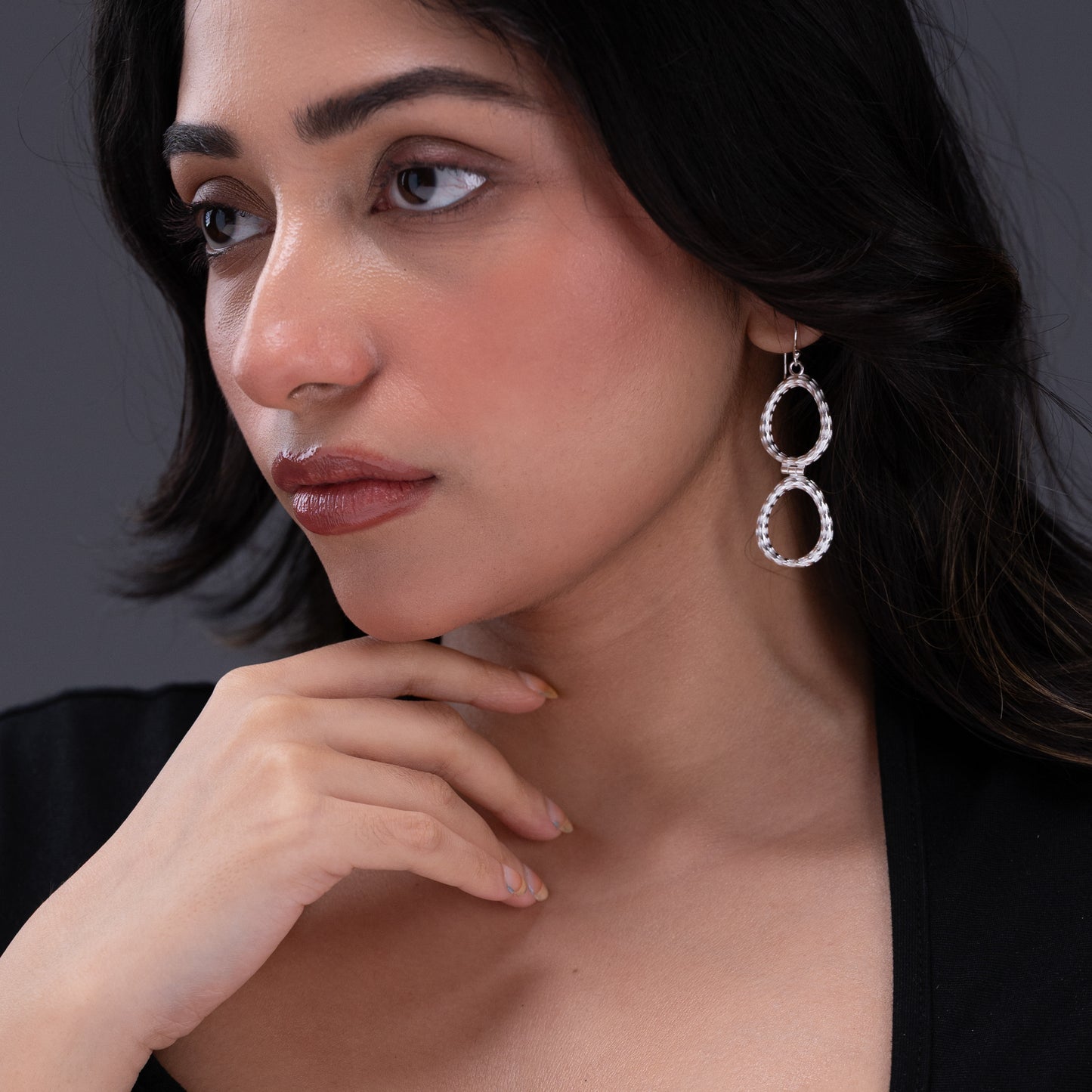 Aarika Silver Earrings