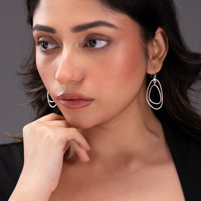 Navya Silver Earrings