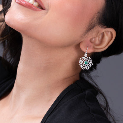 Aafreen Silver Earrings