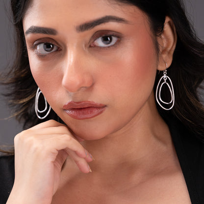 Navya Silver Earrings