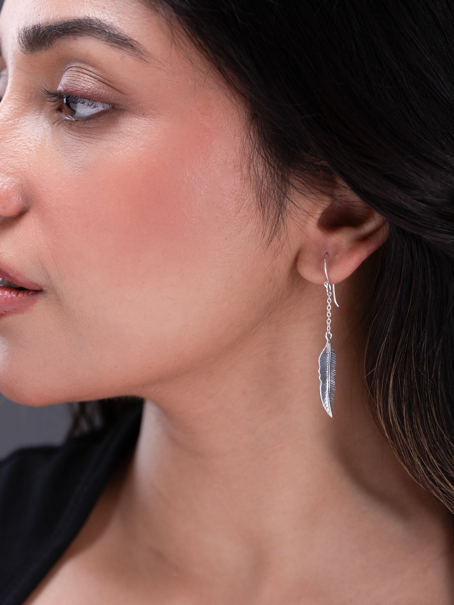 Ila Silver Leaf Earrings