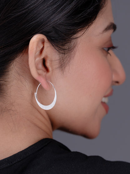 Sara Silver Hoops