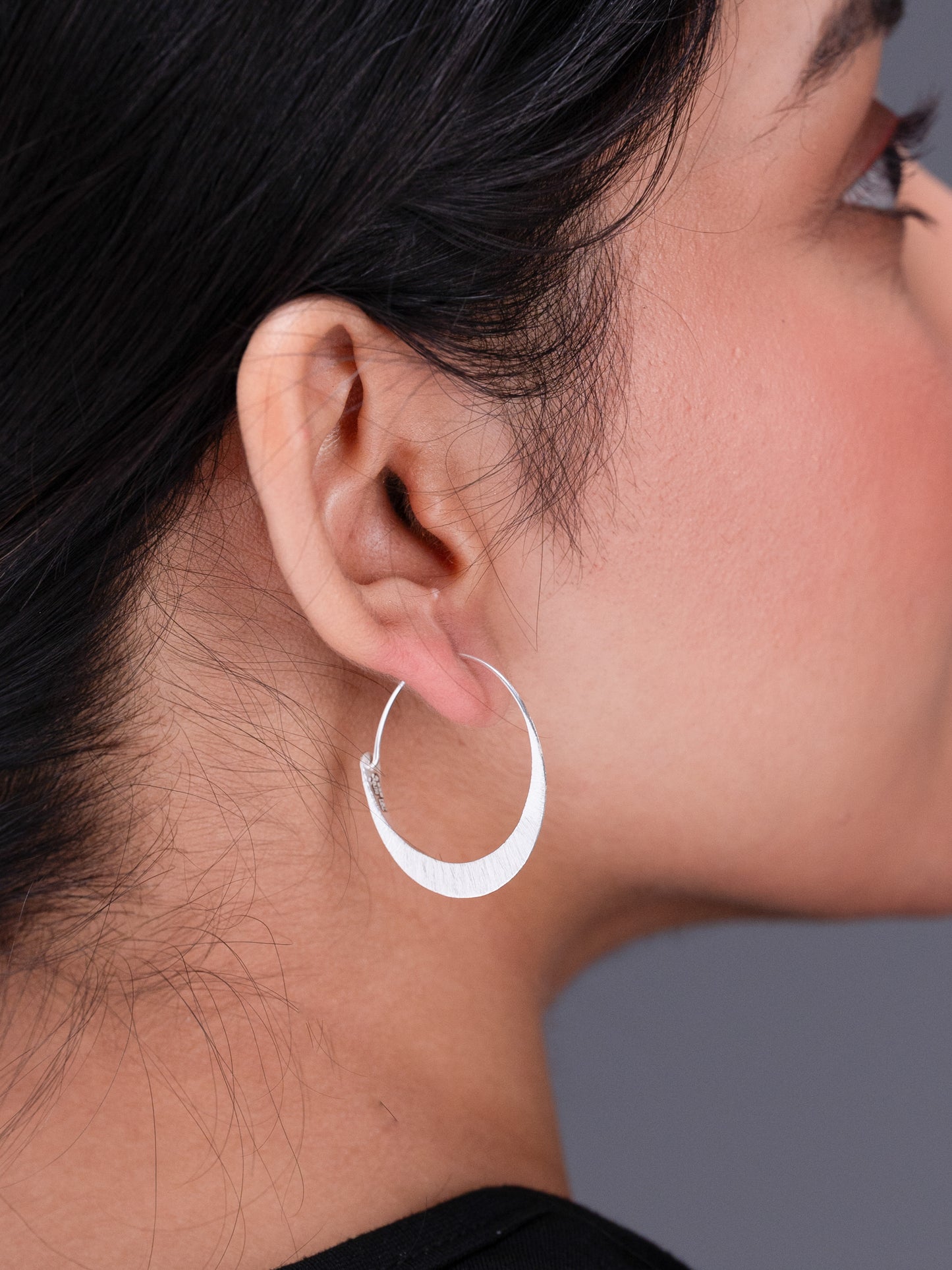 Sara Silver Hoops
