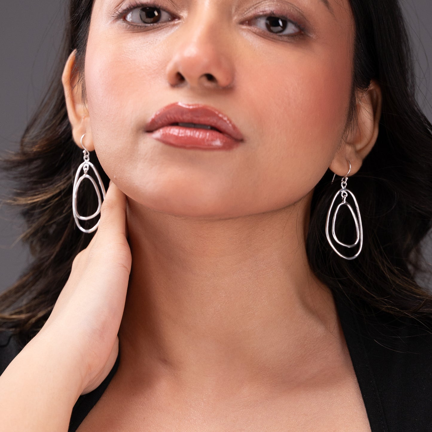 Navya Silver Earrings