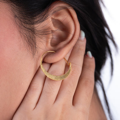 Sara Gold-Polish Hoops