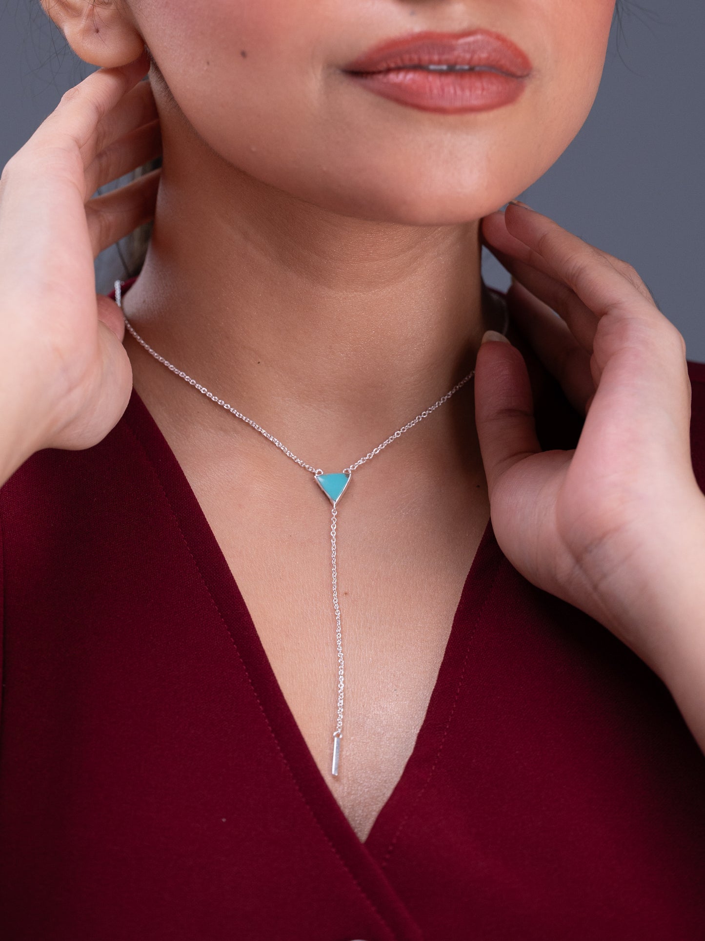 Falak Silver Necklace