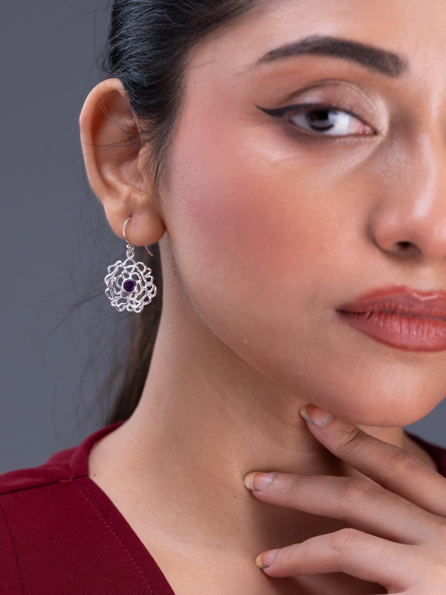 Kumud Silver Earrings