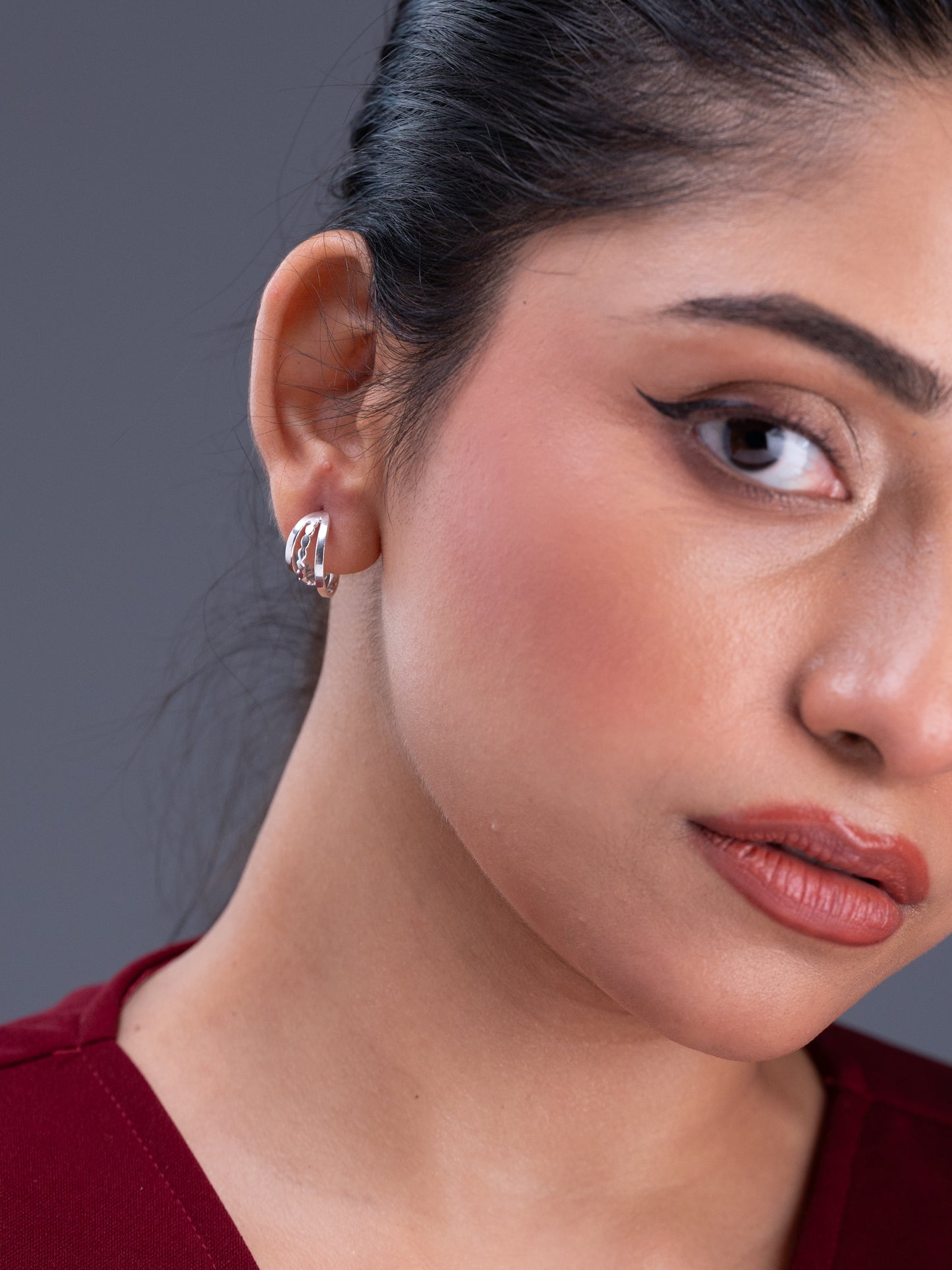 Avira Silver Earrings