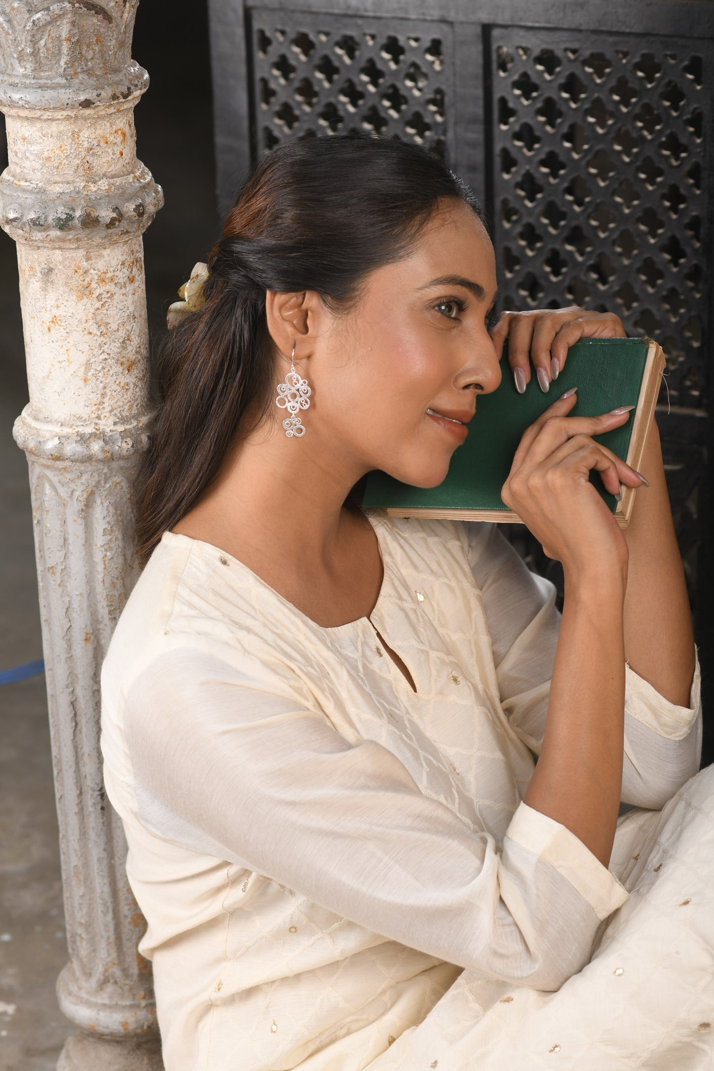 Reya Petal Drop Earrings
