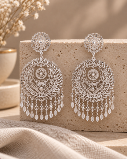 Sufi Raqs Jaal Earrings